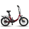 TEBCO Wanderer Folding Electric Bike - Cherry - SKY BIKES